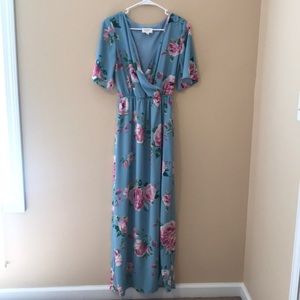 Floral maxi dress